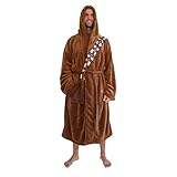 Star Wars Chewbacca Bathrobe For Men And Women | Big and Tall Plush Robe for Adults | Lightweight...