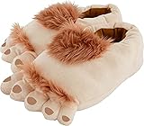 United Labels Hausschuhe 3D Halflinger Füße Hobbit Slipper Plüsch Pantoffeln (38/40 EU,...