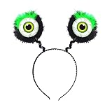 W WIDMANN MILANO Party Fashion 09685 - Haarreif mit Augen und Federn, Accessoire, Monster,...