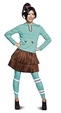 Disguise Wreck It Damen Kostüm Ralph 2 Deluxe Vanellope, blau, Medium (8-10) US