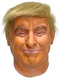 Donald Trump Latex-Maske mit Haaren und Selbstbräuner Präsident Politiker USA