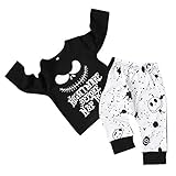 DaceStar 2 Stücke Baby Pyjamas Set Kleinkind Infant Jungen Mädchen Kleidung Nightmare Before Nap...