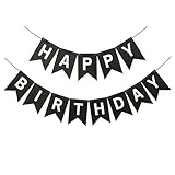 Ruzister Alles Gute zum Geburtstag-Banner-Schild,Happy Birthday“-Wimpelkette, Banner-Girlande für...