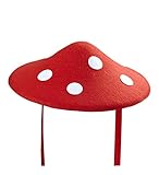Lively Moments KWD0088B Fliegenpilzhut/Sonnenhut zum Schnüren aus Filz