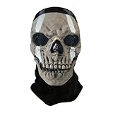 Ghost Maske Call of Duty: Halloween Ghost Maske Skelett Horror Masken - Latex Ghost Maske für...