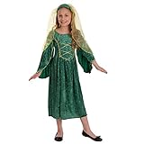 Fun Shack Mittelalter Kleidung Kinder Mädchen, Mittelalter Kostüm Kinder, Mittelalter Kleidung...