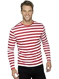 Smiffys T-Shirt, Rot, Lange Ärmel