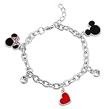 Disney Minnie und Mickey BH00228RL-65 Kostüm-Armband, Emaille, mehrfarbig, Einheitsgröße, Zink,...