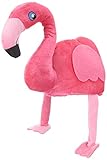Boland 52271 - Tier Mütze, Flamingo, Rosa, Plüsch Hut, Fasching, Karneval, Mottoparty, Spaßmütze