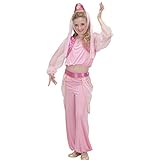 NET TOYS Bauchtanz Kostüm Flaschengeist Kinderkostüm 140cm 8-10 Jahre Märchenkostüm Bezaubernde...
