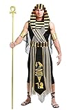 Feynman Herren Ägyptisches Pharao Ramses Kostüm Pharaokostüm Pharao Ägypten Antike Kostüm für...