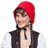 Faschingshut Rotkäppchen-Haube rot
