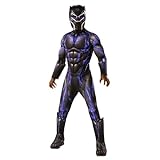 Rubie's Offizielles Luxuskostüm Black Panther, Avengers, Kampfanzug, Kindergröße M, 5-7 Jahre,...