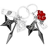 Anime Schlüsselanhänger, Metall Anhänger für Schlüssel, 2 Stück Cartoon Keychain, Anime...