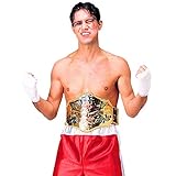 PARTY DISCOUNT Gürtel Boxer, World Champion, Gold