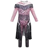 laughZuaia Kinder Audrey Kostüm Mädchen Fancy Dress Up Jumpsuit Halloween Cosplay Kostüm für...