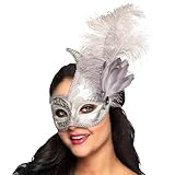 Boland Venezianische Augenmaske, Accessoire, Kostüm, Karneval, Mottoparty, Halloween, Maskenball