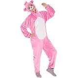 dressforfun Kostüm Bärenoverall für Sie und Ihn | Aus weichem Plüschstoff | Ideal für...