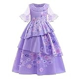 Sincere Party /110 Isabella Kleid Encanto Princess Fancy Dress Up für Mädchen 5T-6T/120