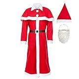 Idena 8580108 - Kostüm Weihnachtsmann, Santa Claus, Weihnachten, Weihnachtskostüm,...