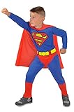 Ciao Kinder und Jugendliche Superman Kinderkostüm Original Dc Comics (Größe 3-4 Jahre) Kost me,...