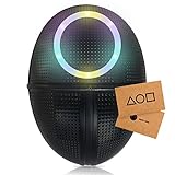 Original Cup Leuchtende Rundmaske | Mit Led | Premium-Qualität | Cosplay | Spiel | Horror |...