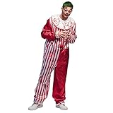 Boland - Killer Clown Kostüm für Erwachsene, Faschingskostüme Männer, Horror Kostüm für...