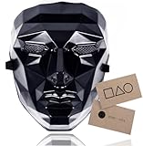 TK Gruppe Timo Klingler Kostümheld® The Game squid Maske Bösewicht + 1x Spielkarte für...