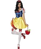 Smiffys Fever Schneewittchen Kleid Kostüm, Größe S