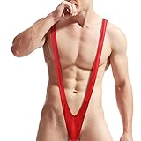 NewBull Mankini Borat Badehose Herren lustige Badeanzug Tankini Badeshorts Schnur Tanga Unterwäsche...