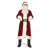 Nikolaus Weihnachtsmann Kostüm Set mit Mantel Nikolausmütze und Bart - Sehr schönes...
