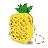 OFKPO Ananas Form Umhängetasche Aus Gute Qualität PU,Damen Crossbody Tasche mit...