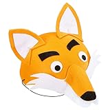 Widmann 11755 - Hut Fuchs für Kinder, aus Filz, Maske, Tier, Mottoparty, Karneval