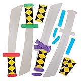 Baker Ross FX854 Ninja Samurai Sword Bausätze - 4er-Packung, Verkleidung und Kostümierung für...