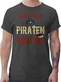 T-Shirt Herren - Karneval & Fasching - Das ist Mein Piraten Kostüm - Pirat Verkleidet...