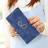 YasLa Roele Brieftasche Frau Scrub Langen Abschnitt Mickey Kopf magnetische Schnalle geneigten Cover...