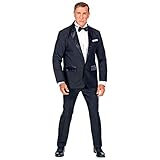 W WIDMANN MILANO Party Fashion - Kostüm Smoking, Jackett, Hose, Fliege, Anzug, Geheimagent,...