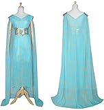 Yanny Damen Daenerys Targaryen Kostüm Sexy Kleid Daenerys Targaryen Cosplay Kleid mit Perücke...