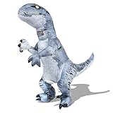 PARAYOYO Aufblasbare Velociraptor Kostüm Dino Kostüm Dinosaurier Kostüm Erwachsene Trex Kostüm...