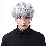 Maske 3D Tokyo Ghoul Cosplay Kostüm aus PU-Leder Ken Kaneki verstellbar Horrible Maske mit...