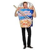EraSpooky Bowl Noodle Kostüm für Erwachsene Unisex Männer Frauen Essen lustiges Kleid Halloween...