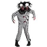 Morph Clown Kostüme Erwachsene, Clownkostüm, Clown-kostüm, Karneval Kostüm Herren Clown, Kostüm...