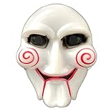 Jigsaw Maske Jig Saw Fasching Karneval Filmmaske Halloween Chucky Horror Gesichtsmaske