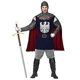 'KNIGHT' (coat with cape, belt, hood) - (L)