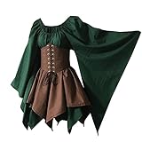 Traditionelles irisches Damenkleid im Renaissance-Stil, mittelalterliches Kostüm, ausgestellte...