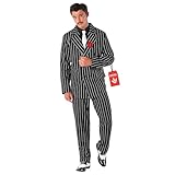 Morph Gangster Kostüm Herren, Mafia Boss Kostüm Herren, Gangsterboss Kostum, Faschingskostüme...