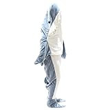 Yuepin Hai-Decke für Erwachsene, Hai-Decke, Kapuzenpullover, tragbare Hai-Decke für Erwachsene,...