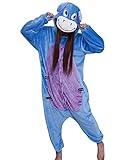 Joy Start Erwachsene Onesie Tier Pyjamas Unisex Karneval Halloween Cosplay Kostüm Nachtwäsche...