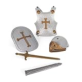 Rappa 061958 Exklusives 4-teiliges Kostüm Verkleidung für kleine, tapfere Ritter - für Kinder ab...