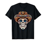 Dia De Los Muertos Karneval Mexikanischer Kopf Sugar Skull T-Shirt